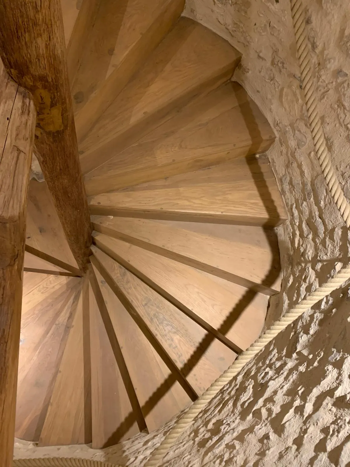 L'escalier en colimaçon de la tour